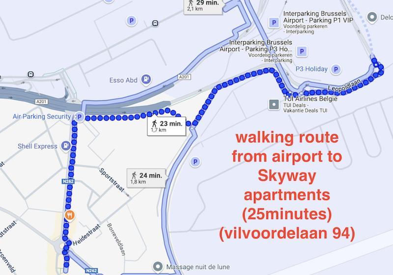 Skyway Airport Apartments Завентем Стая снимка